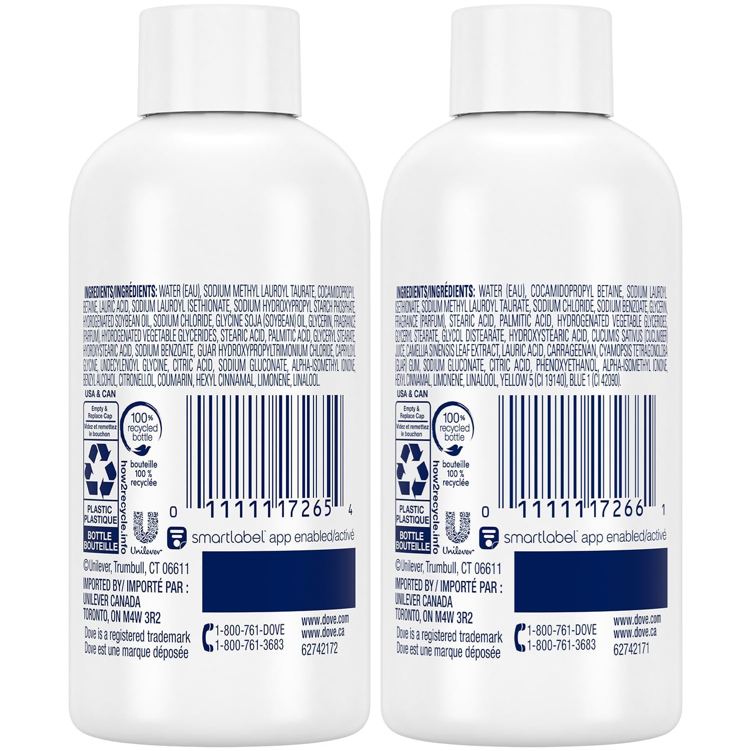 Dove lavado corporal nutritivo con humectación 24 horas para piel suave