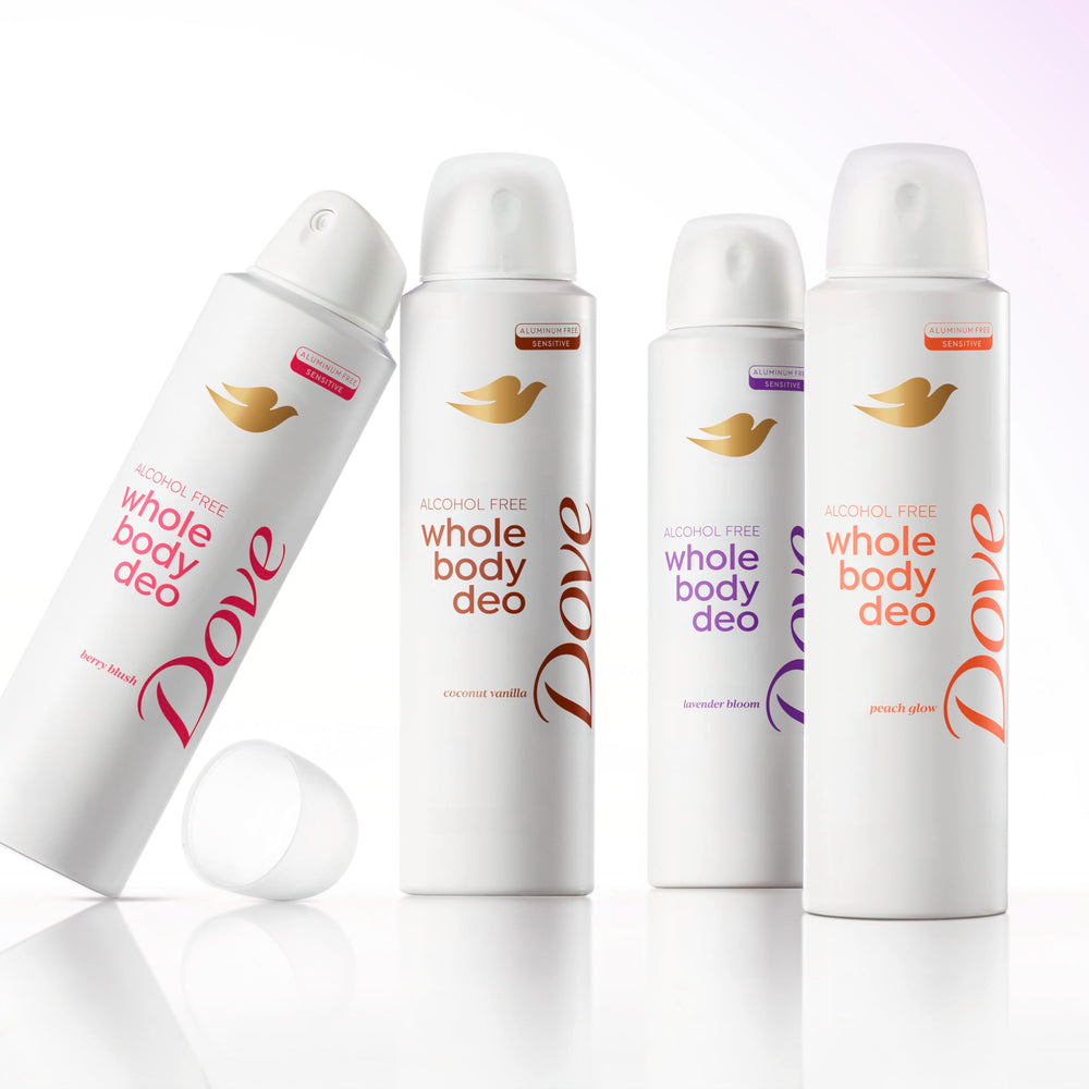 Dove Lavender Bloom dermatólogo y ginecólogo probada, cuidado suave.