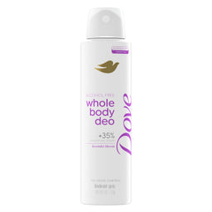 Dove Lavender Bloom desodorante para cuerpo en spray sin alcohol, refrescante y suave.