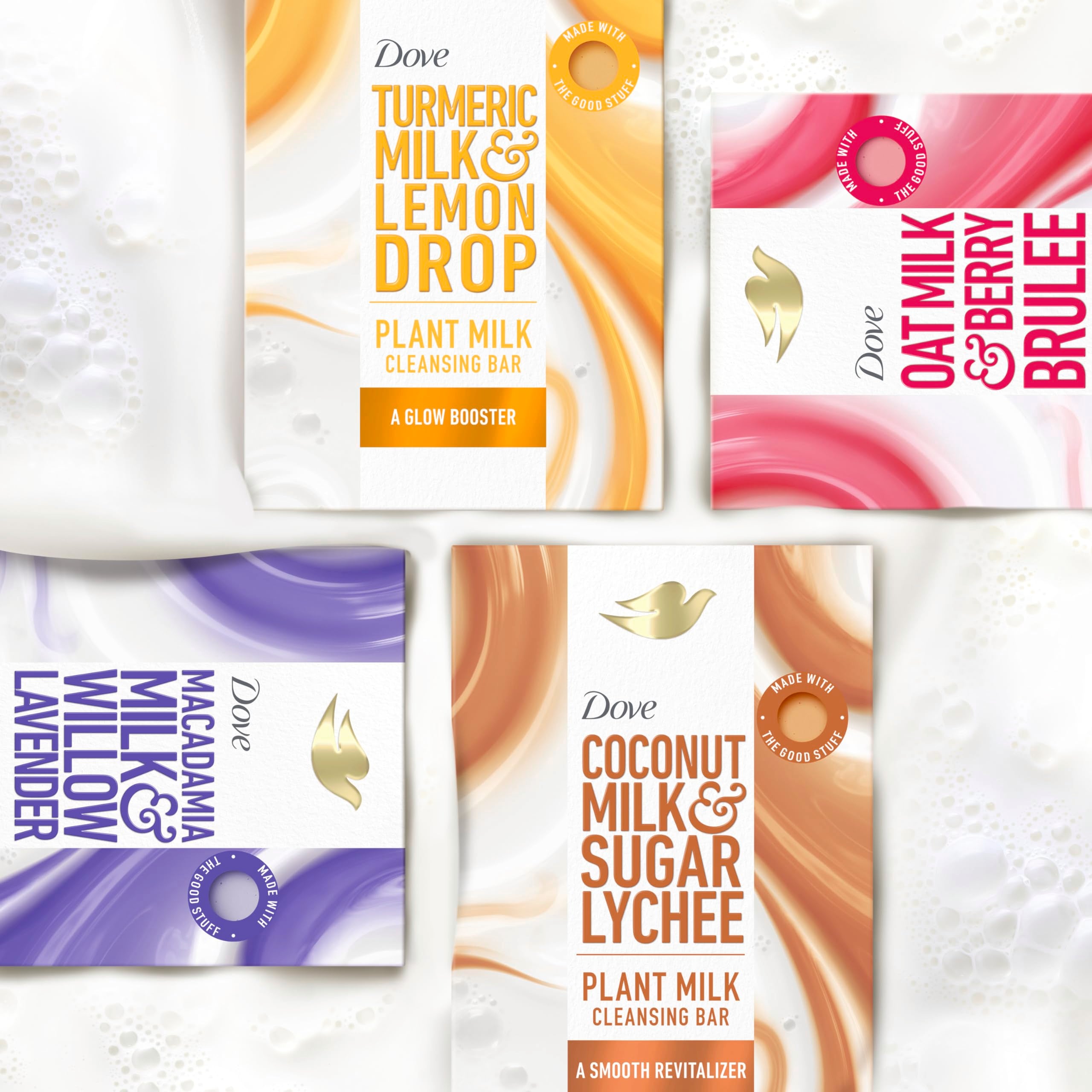 Dove barra coco y lichí: revitalización suave de la piel