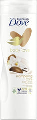 Dove loción corporal indulgente en bote para piel suave y nutrida