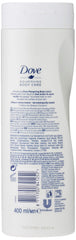 Textura cremosa de Dove loción corporal indulgente para absorción rápida