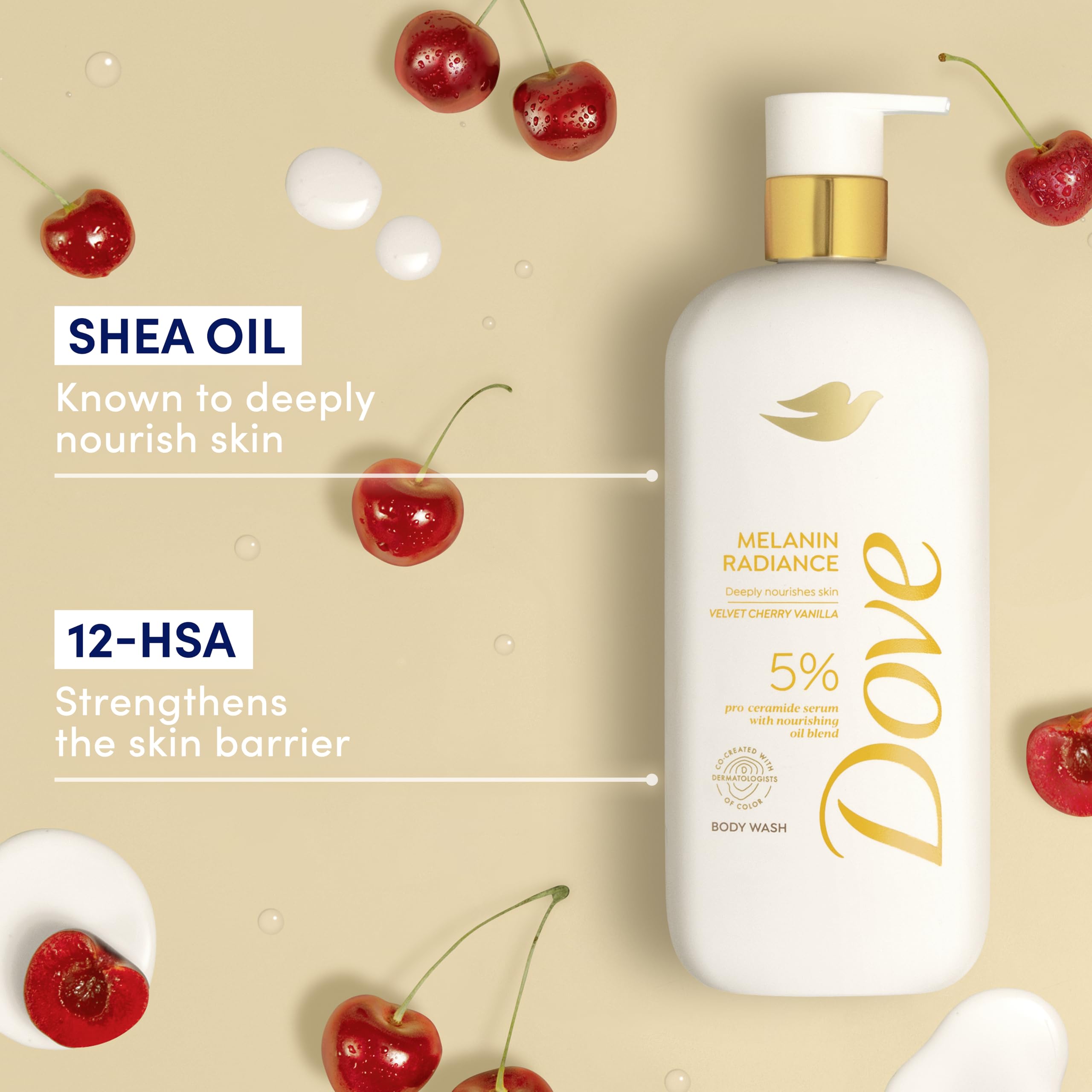 Ritual de ducha con Dove Melanin Radiance para piel luminosa