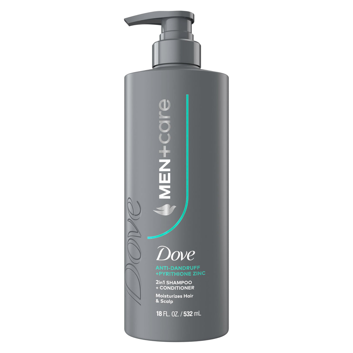 Dove Men+Care 2 en 1: defensa contra la caspa, envase 532 ml.