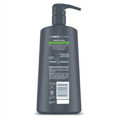 Foamy lather from Dove Men+Care 2-in-1 shampoo indicating cleansing and conditioning in one step
