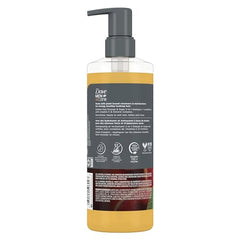 Dove Men+Care 2-en-1 genera espuma suave al lavado.