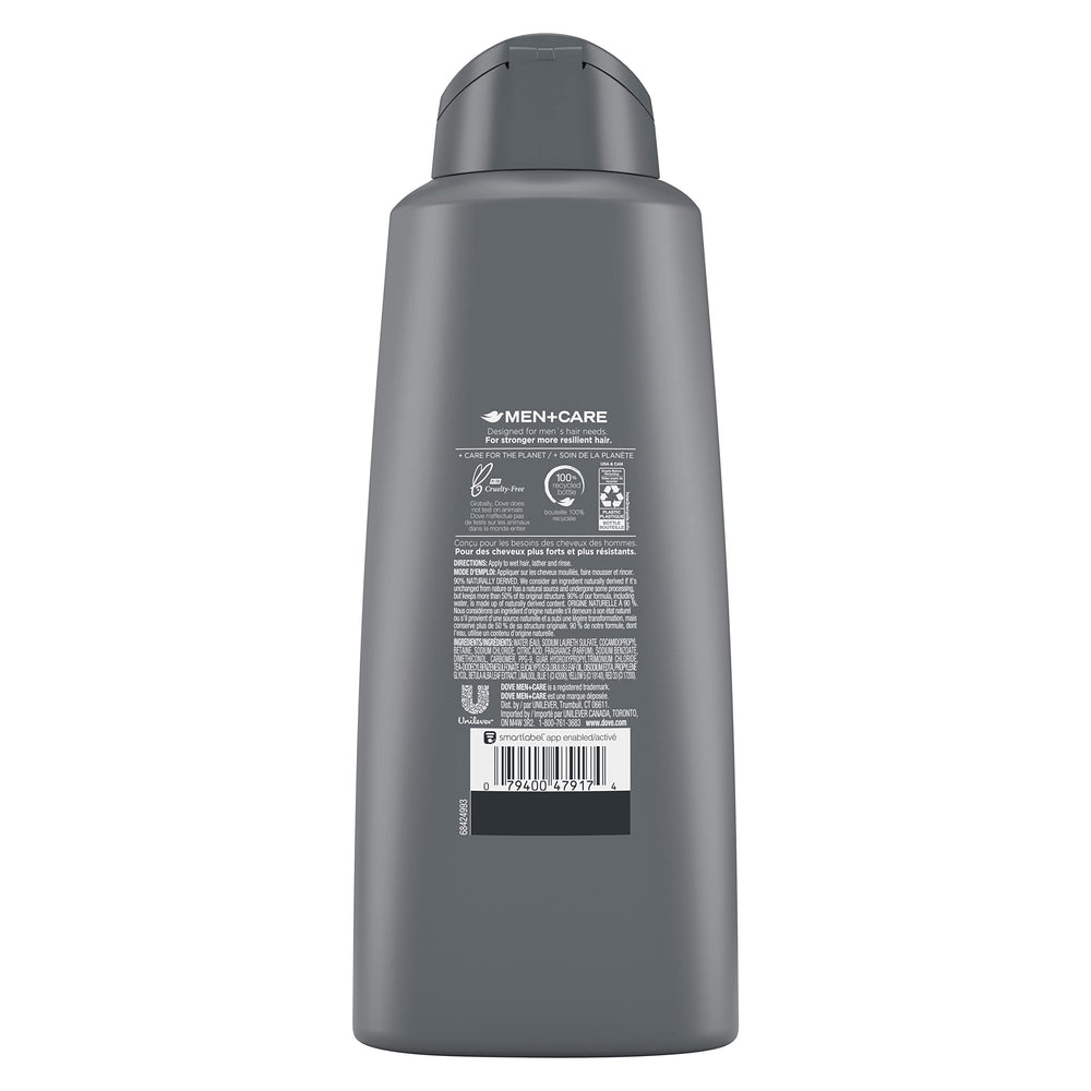 Dove Men Care 2in1 rich foam demonstrates head-to-toe wash in one step.