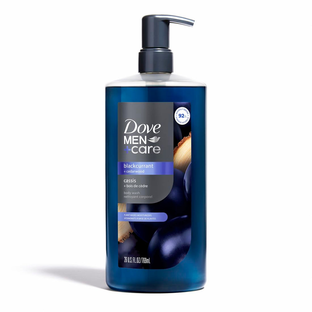 Dove Men+Care aroma grosella negra y cedro para despertar sentidos