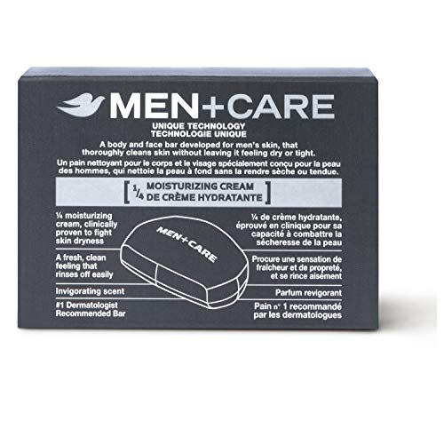 Espuma cremosa Dove Men+Care para limpieza suave y rápida.