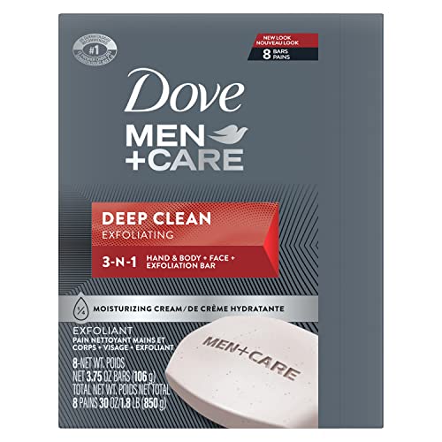 Dove Men+Care Barra de Jabón: espuma suave para limpieza diaria
