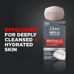 textura con crema humectante 1/4 de Dove Men+Care en la barra