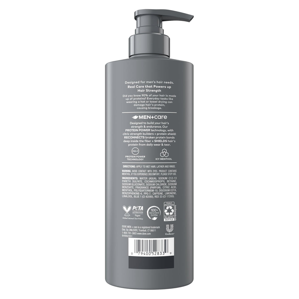 Dove Men+Care Champú Cooling Relief: espuma ligera que refresca al aplicar.