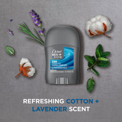Dove Men+Care Clean Comfort packaging demonstrates recyclable plastic.