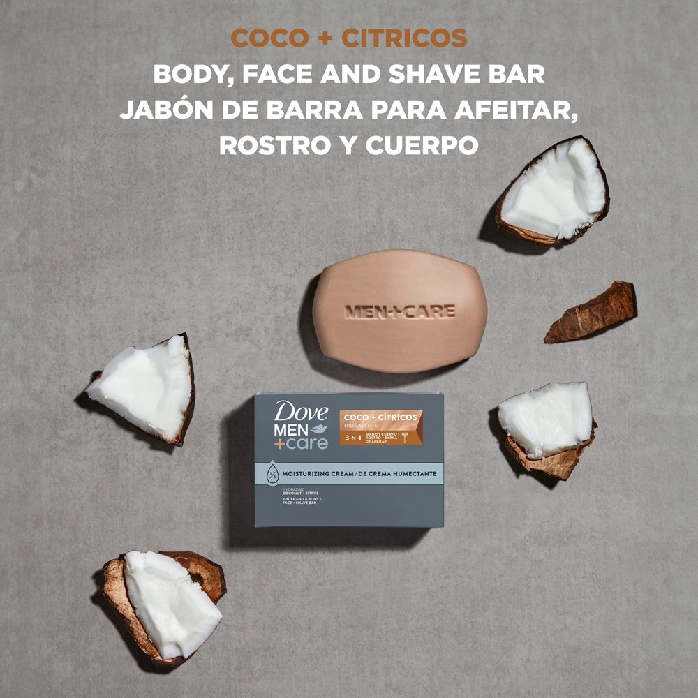 Dove Men+Care Coco Citrus: experiencia de lavado que deja la piel limpia y cómoda.