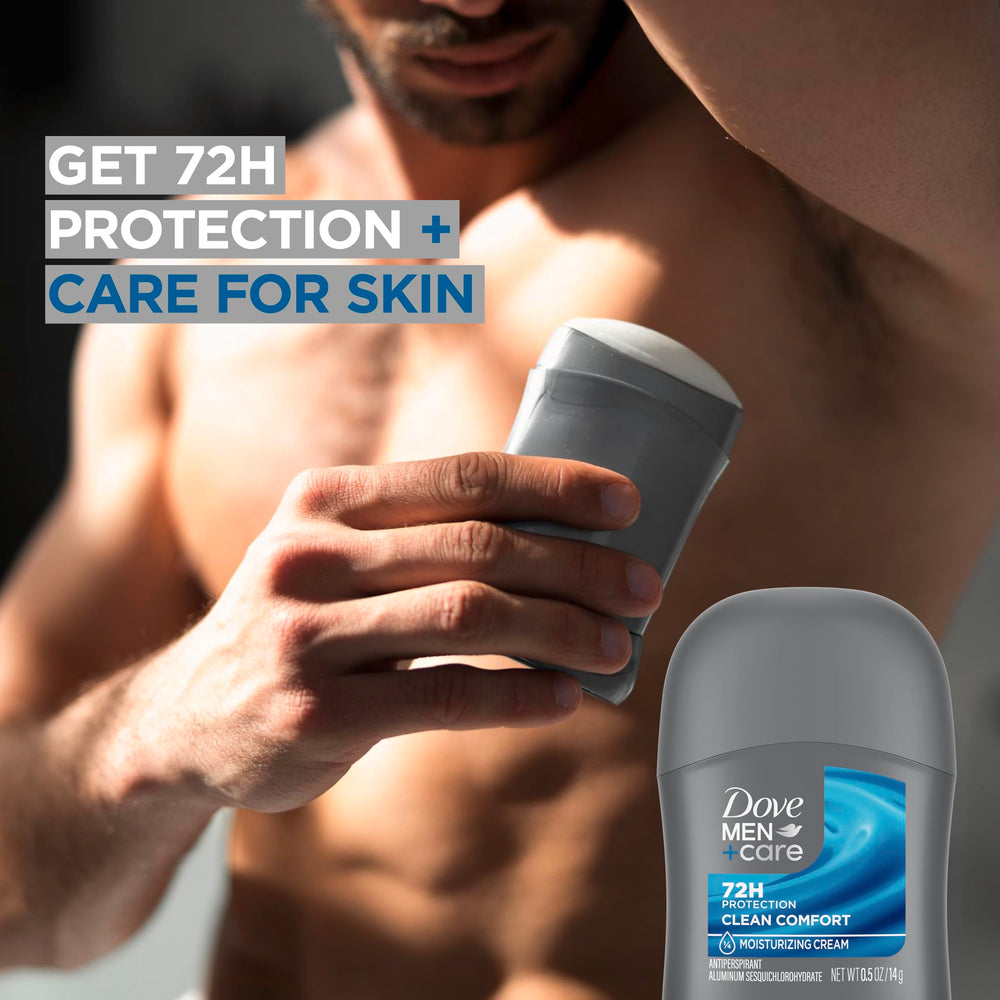 Dove Men+Care cruelty-free logo confirms ethical stance.
