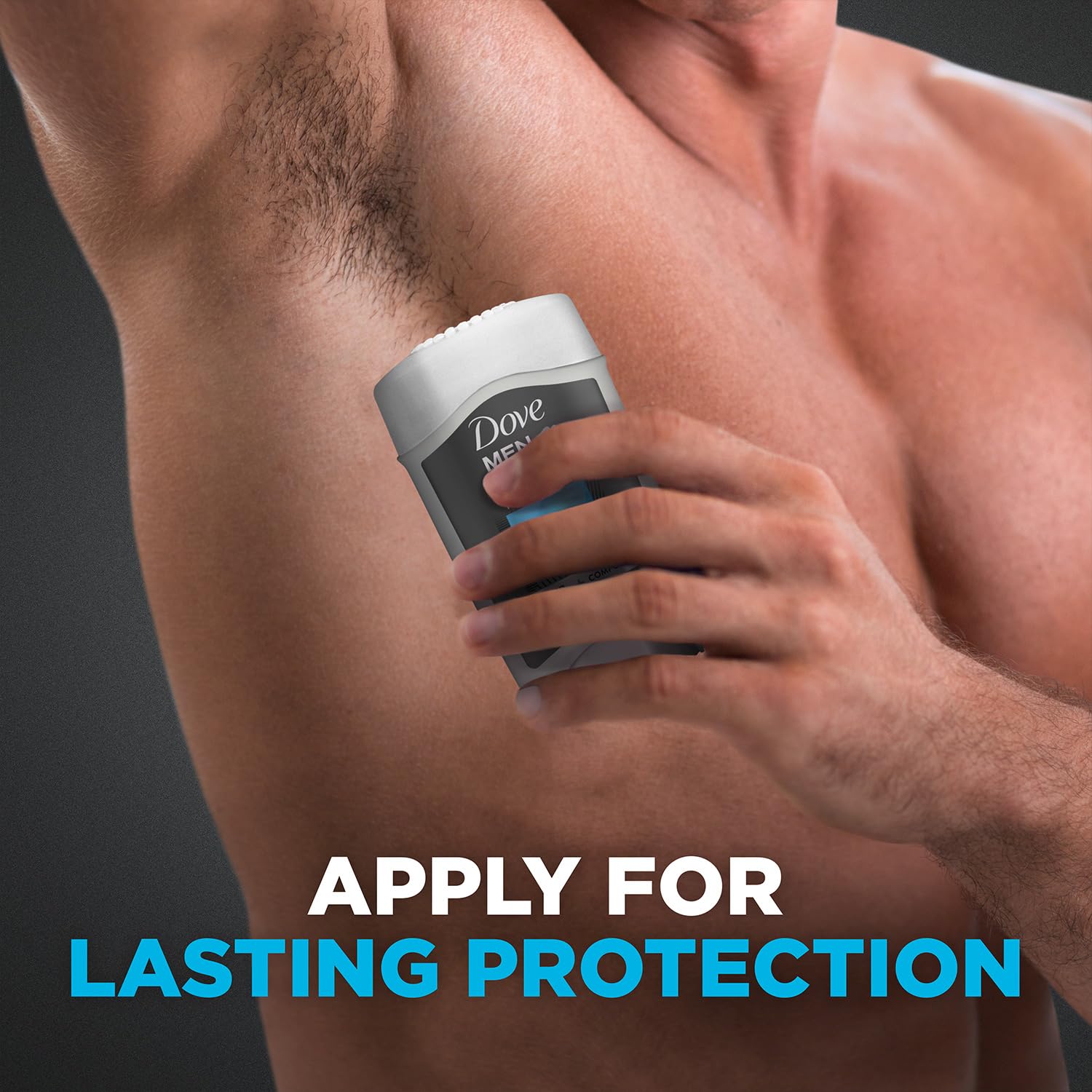 Dove Men+Care cruelty-free pledge image signals ethical grooming choices.