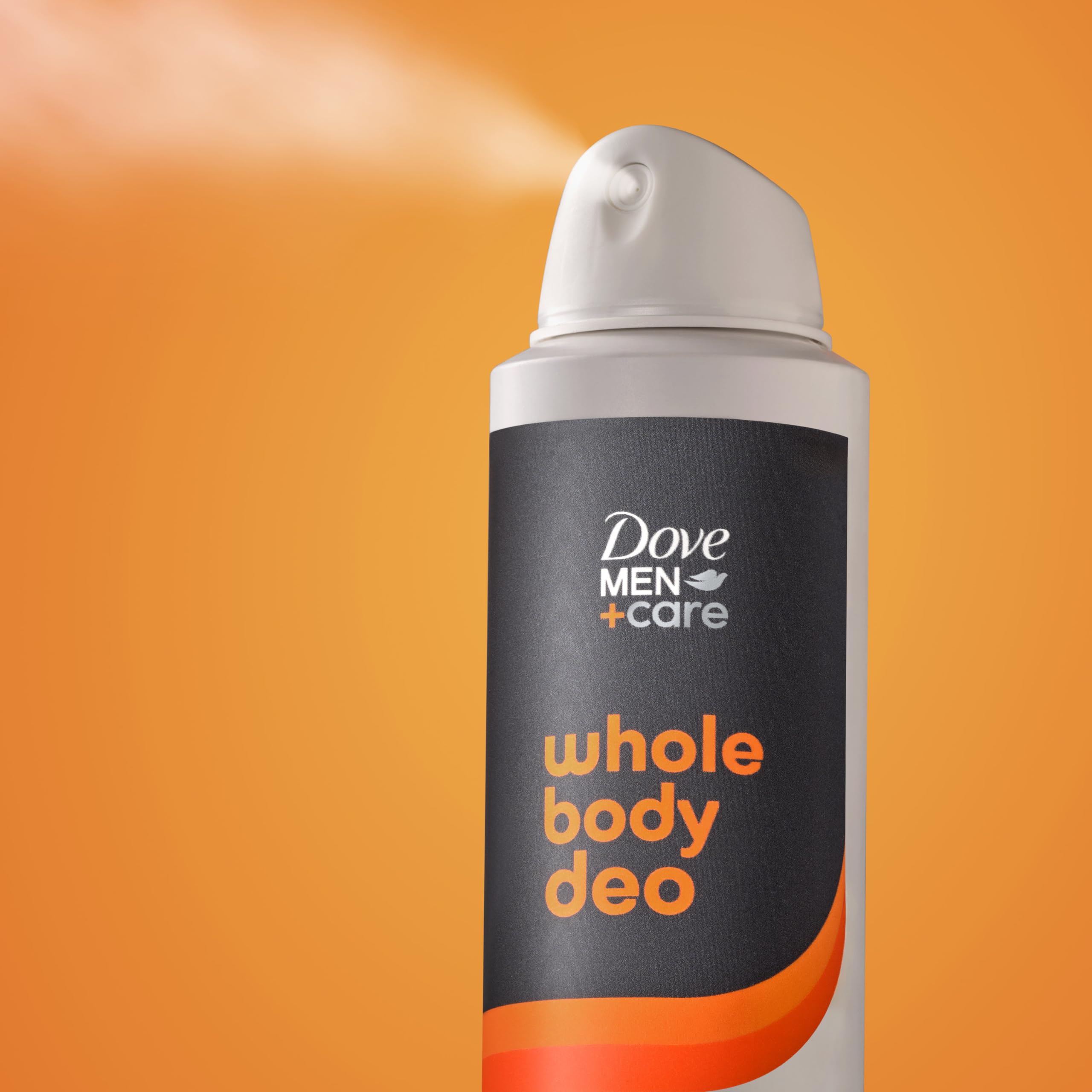 Dove Men+Care aplicación cómoda en pies para frescura durante el día.