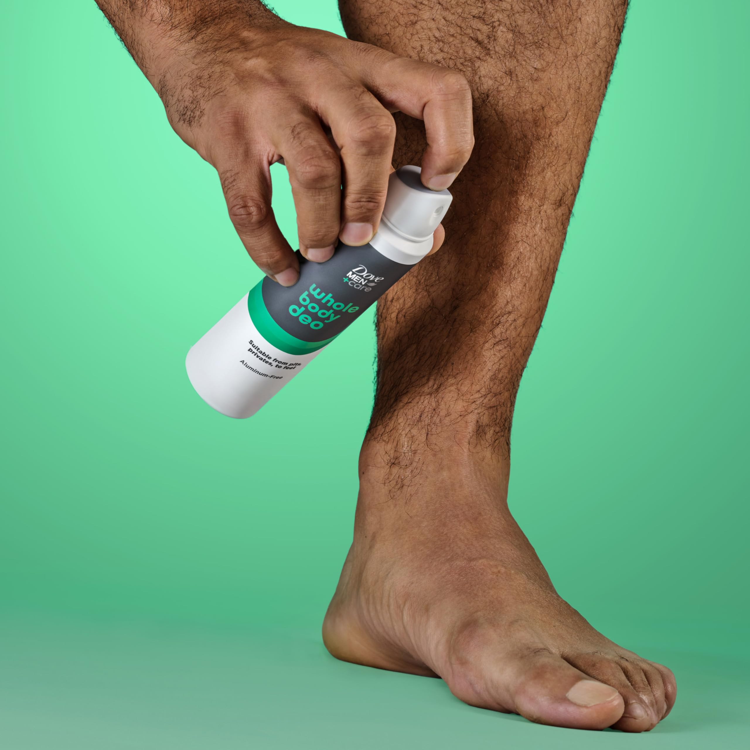 Dove Men+Care spray portátil para llevar en bolsa o gimnasio.