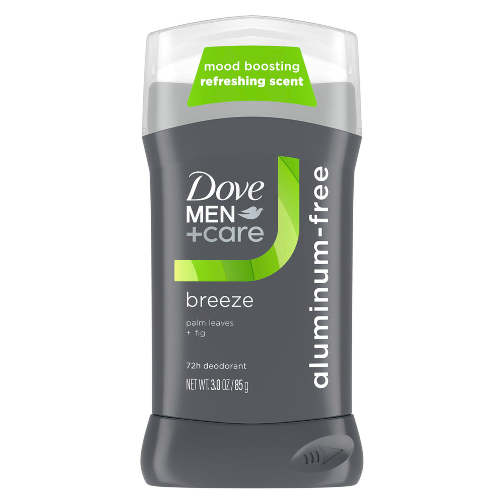 Desodorante Dove Men+Care sin aluminio en empaque práctico para uso diario.