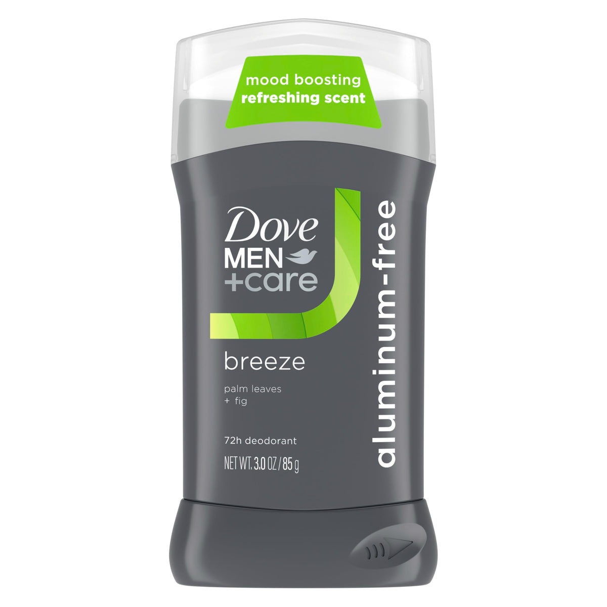 Desodorante Dove Men+Care sin aluminio en empaque práctico para uso diario.