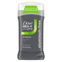 Desodorante Dove Men+Care sin aluminio en empaque práctico para uso diario.