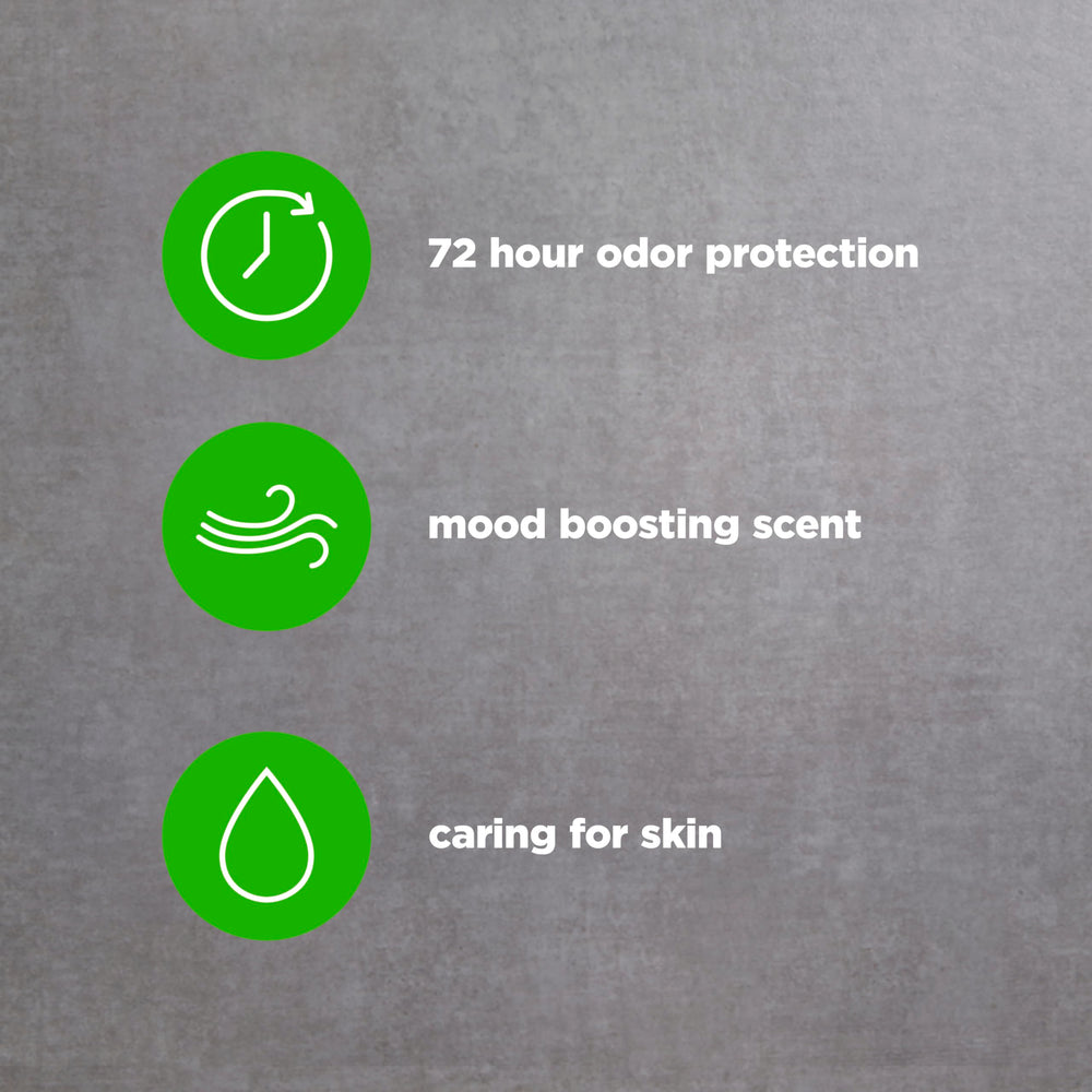 Protección de 72 horas con Dove Men+Care sin aluminio para confianza diaria.