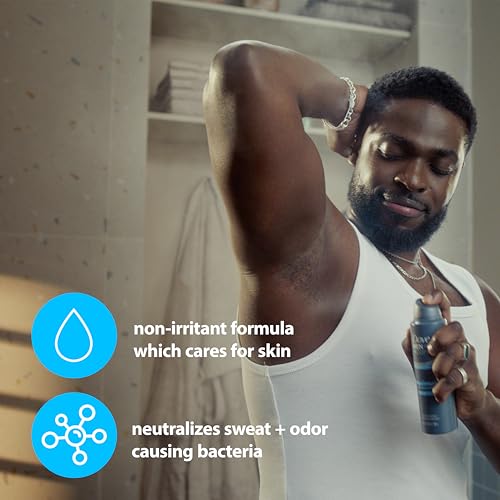 Dove Men+Care Desodorante spray dermatológicamente probado para piel sensible.