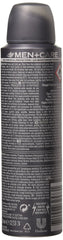 Dove Men + Care Dry Spray Cool Fresh en aplicación manual: entrega rápida y control preciso.
