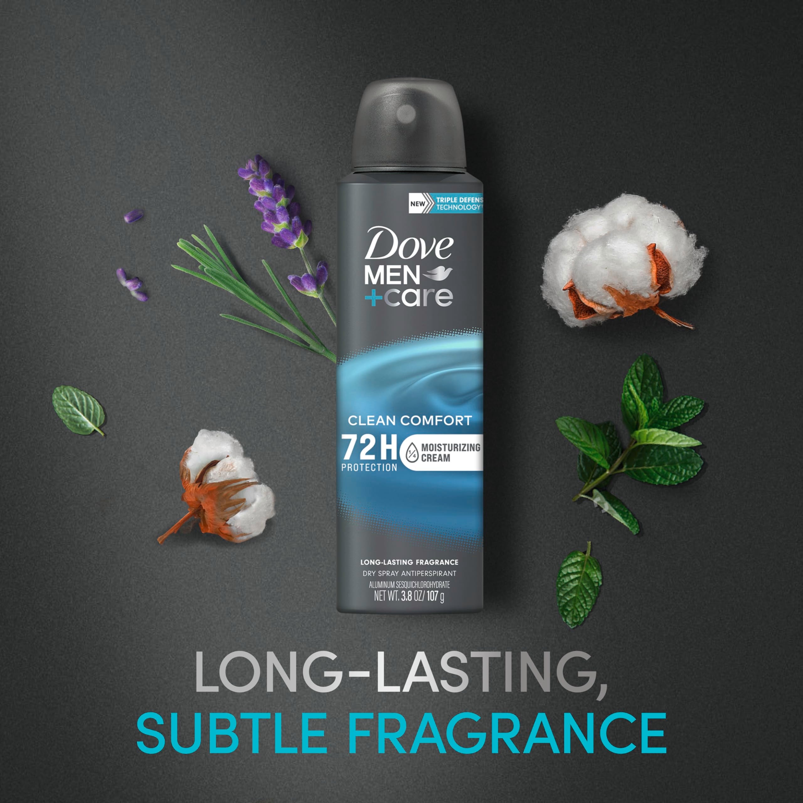 Dermatologist-tested label on the can emphasizes safety for sensitive skin