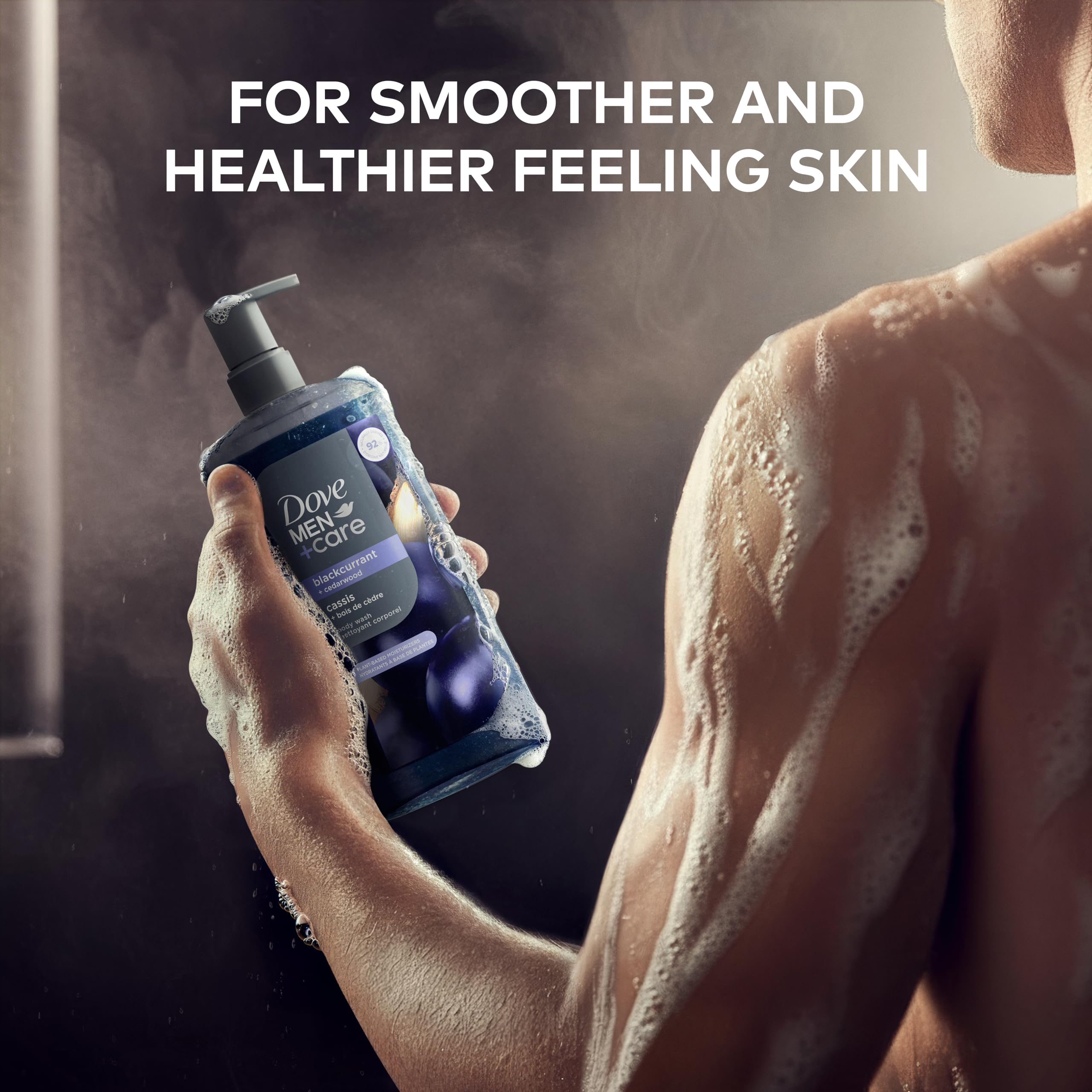 Dove Men+Care en ducha, aplicación diaria y refrescante