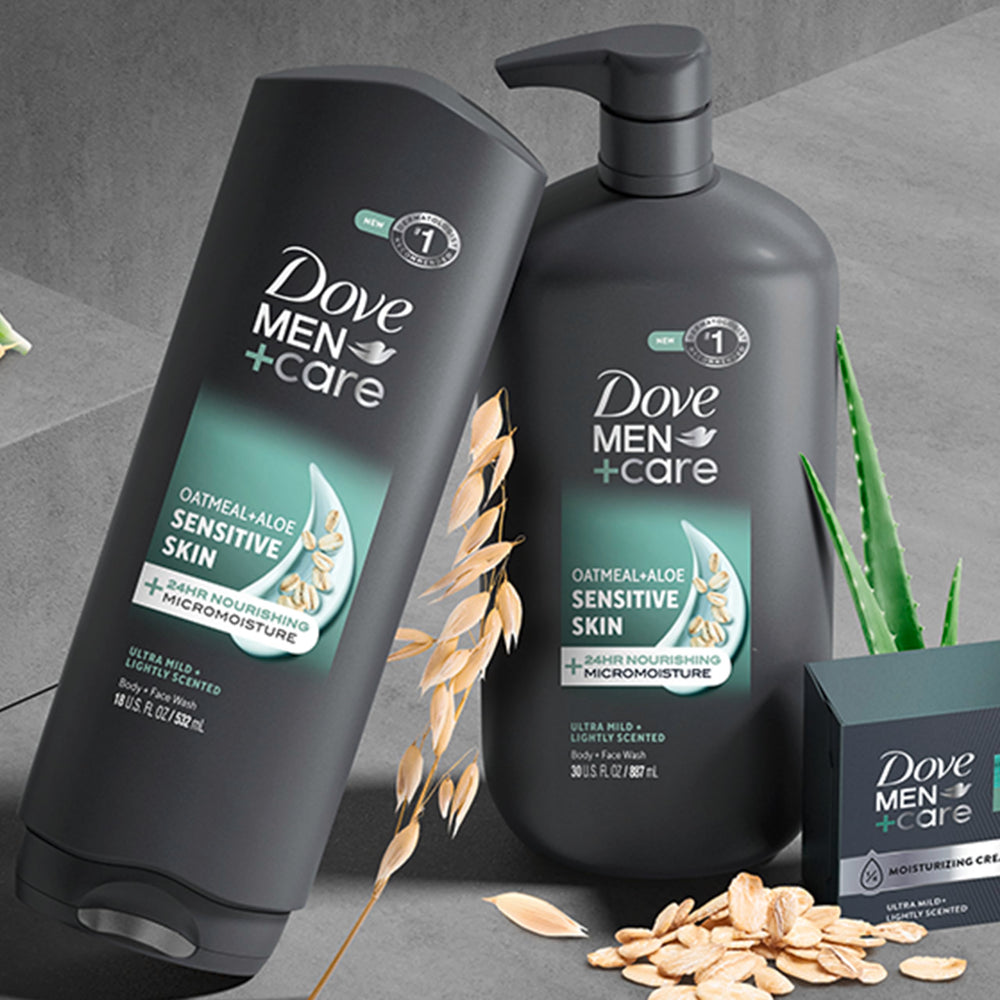 Dove Men+Care envases-reciclados, envases reciclados para reducir residuos.