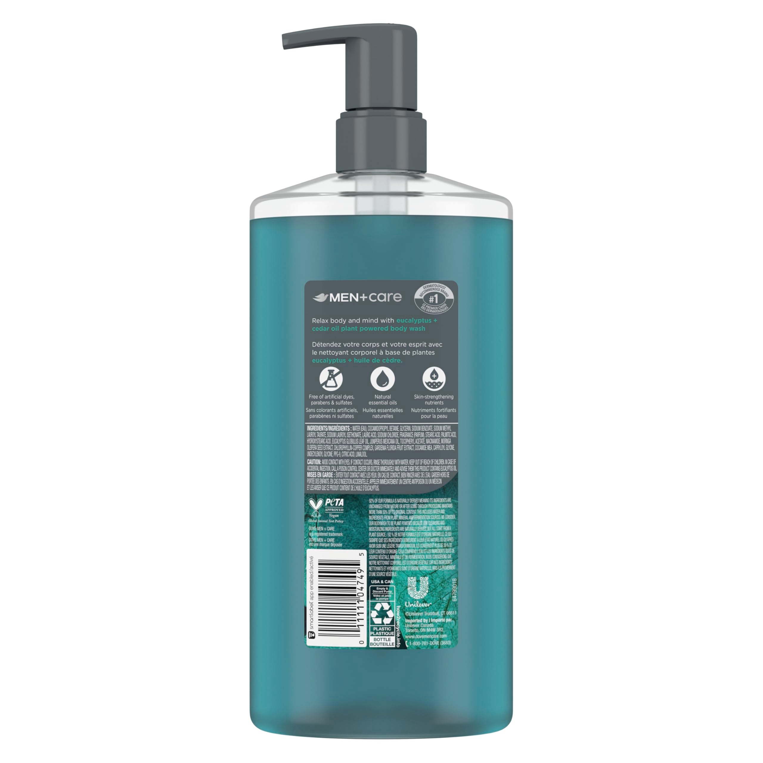 DOVE MEN + CARE espuma cremosa para limpieza suave