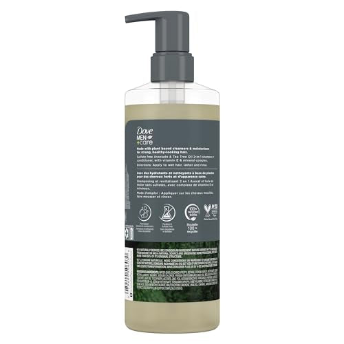 Dove Men+Care: espuma cremosa para una limpieza suave y eficiente.