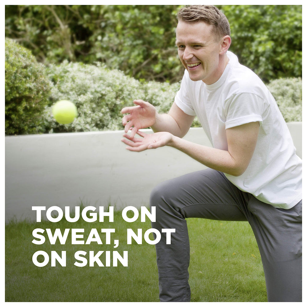 Dove Men+Care Extra Fresh eco-friendly packaging highlights sustainability.