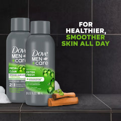 Dove Men+Care gotas-microhumectante-3-oz: hidratacion continua para piel y cabello.