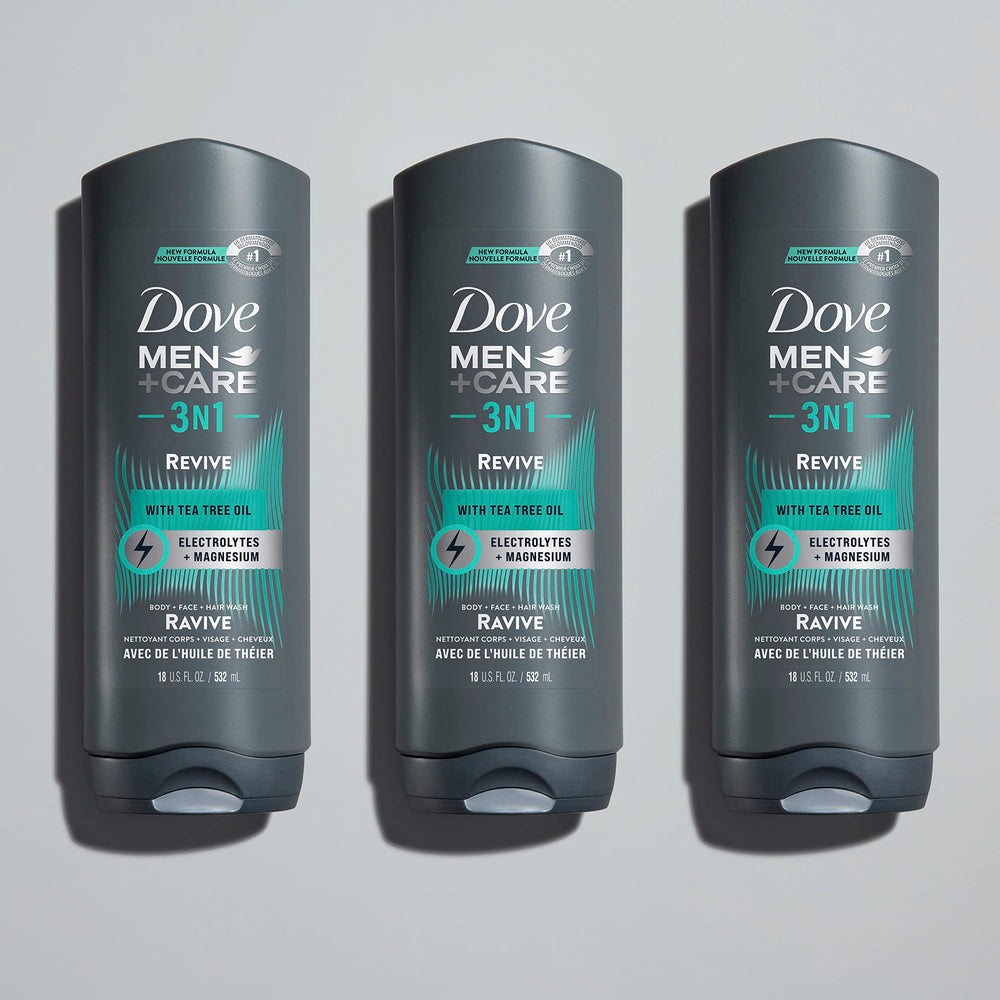 DOVE MEN+CARE gym bag compact packaging ready for travel