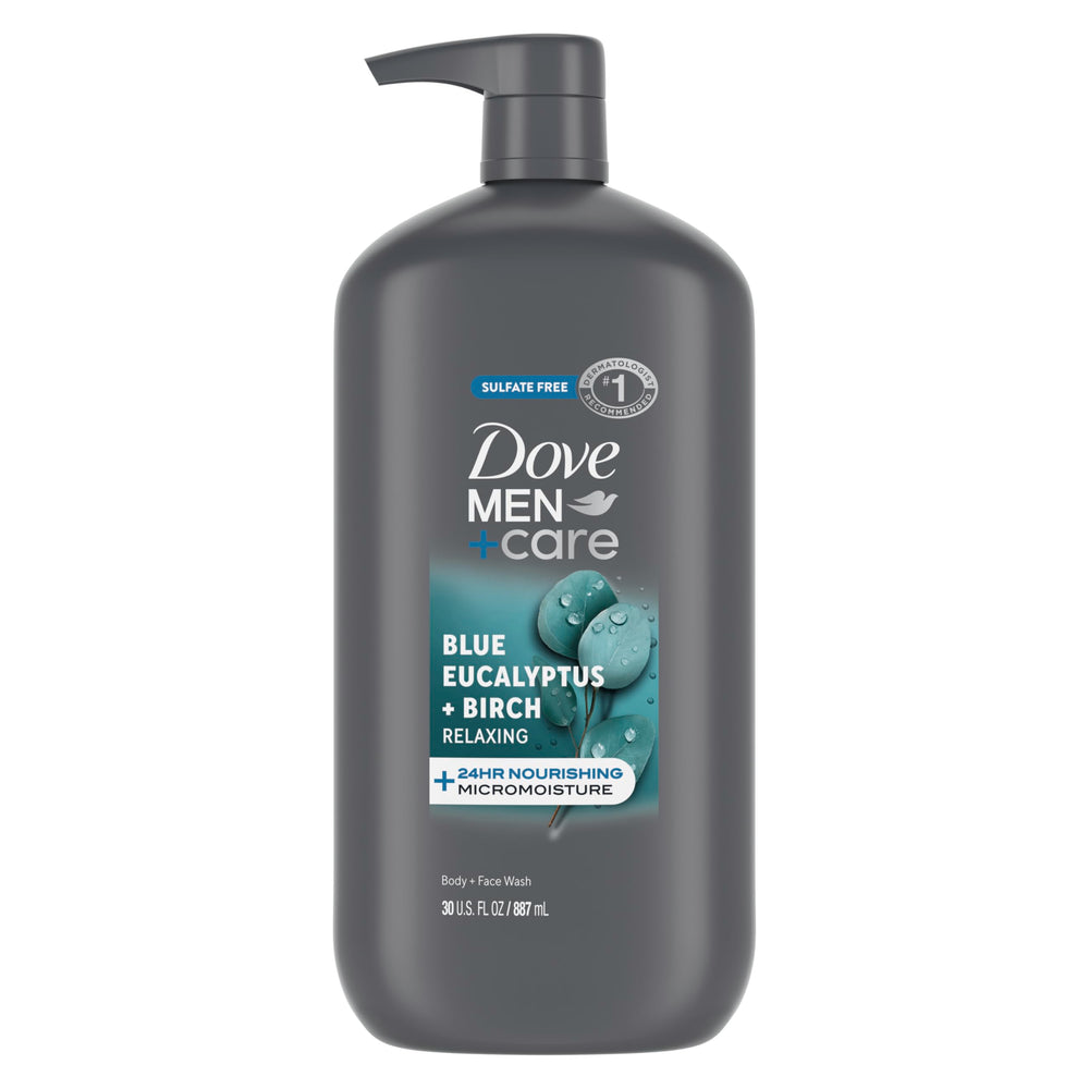 DOVE MEN + CARE Relaxing lavado: botella para uso diario suave y nutritiva.