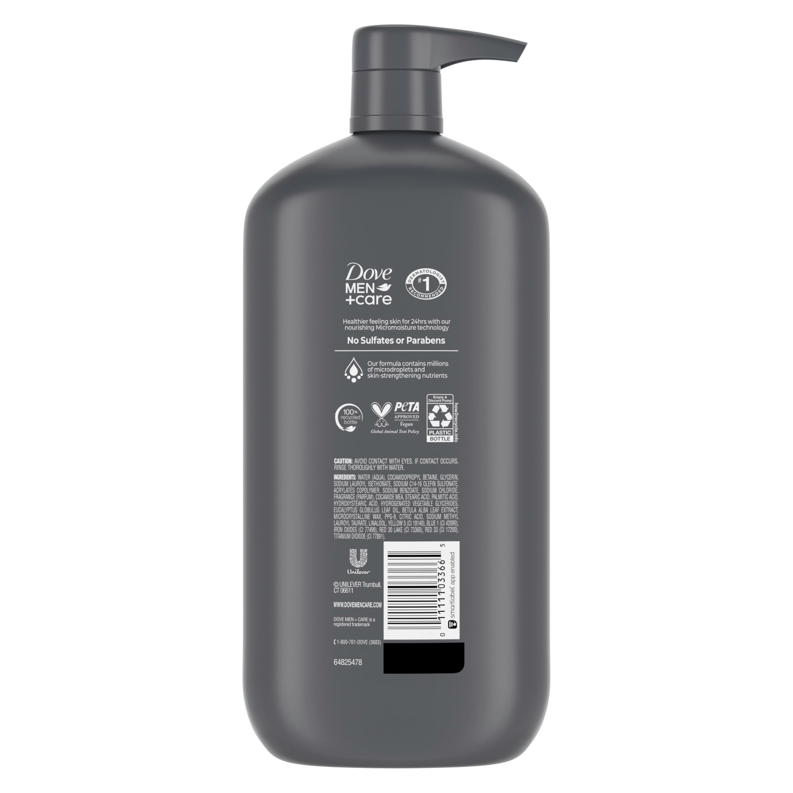 DOVE MEN + CARE Relaxing lavado: espuma cremosa para ducha relajante.