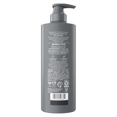 Dove Men+Care Lime and Cedarwood shampoo pour highlighting invigorating cleanse