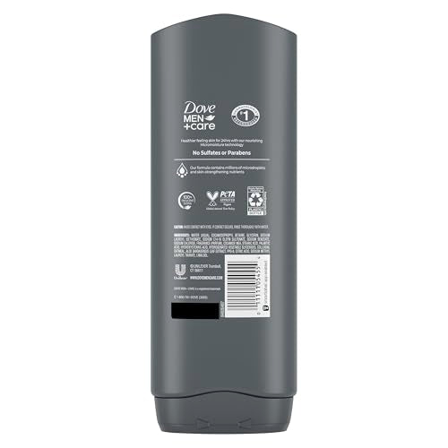DOVE MEN + CARE micromoisture foam delivers rich lather and hydration.