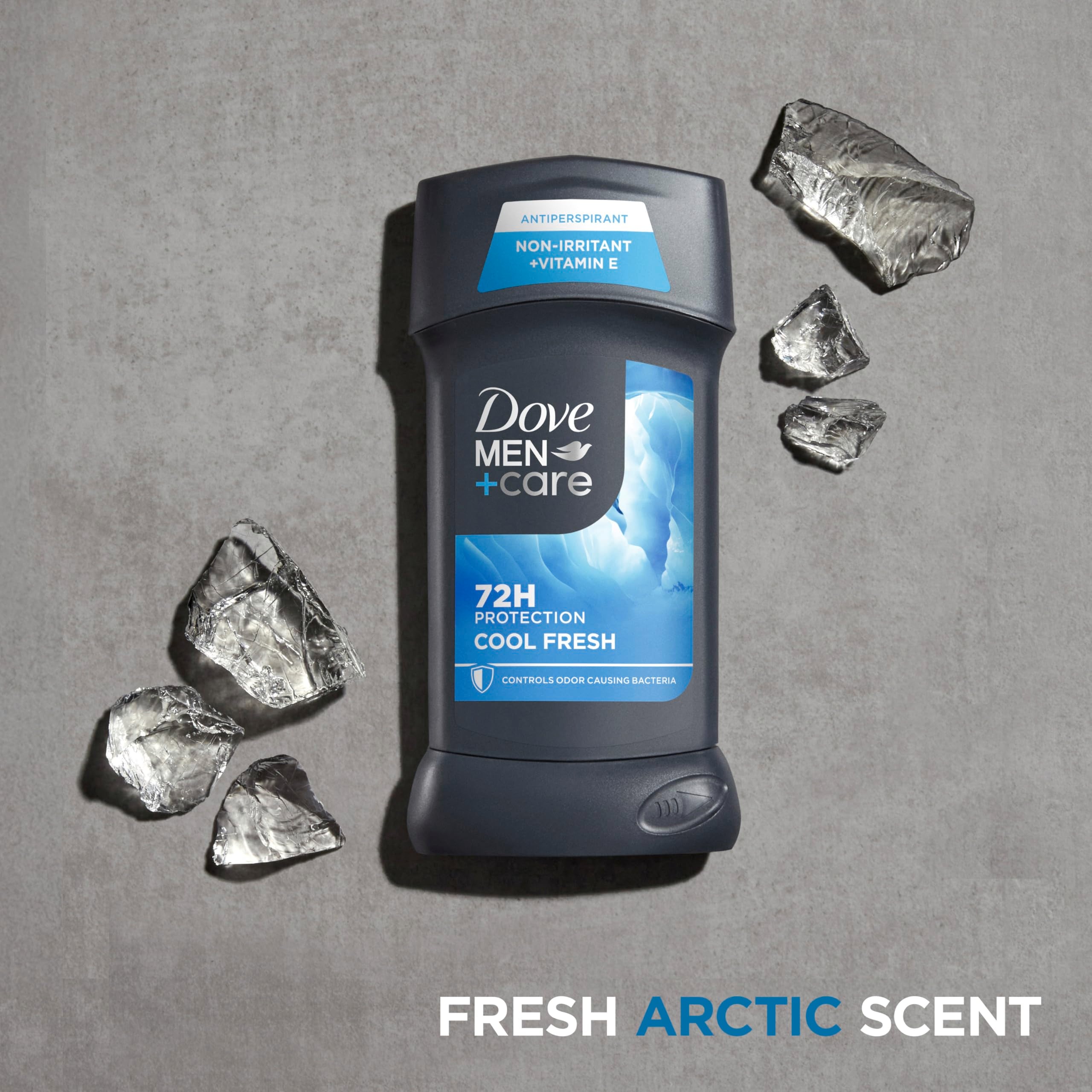Dove Men+Care moisturizing cream supports comfortable underarms.