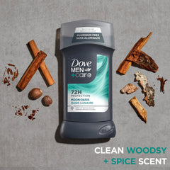 Dove Men+Care Moon Oasis delivers up to 72 hours of protection.