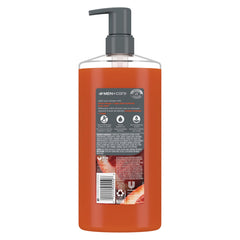 Dove Men+Care espuma cremosa en la ducha, sensación suave y fresca.