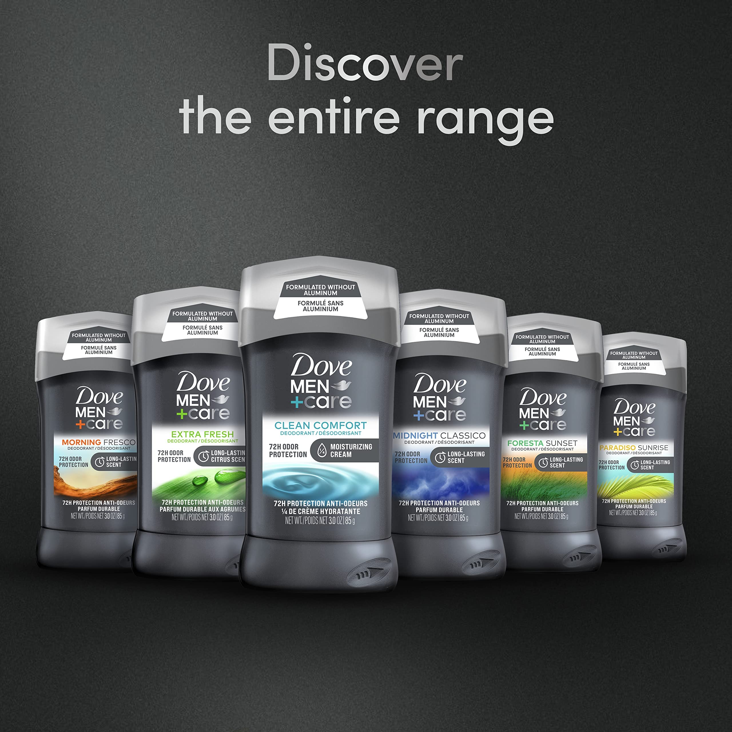 Dove Men+Care recyclable packaging supports sustainable grooming.