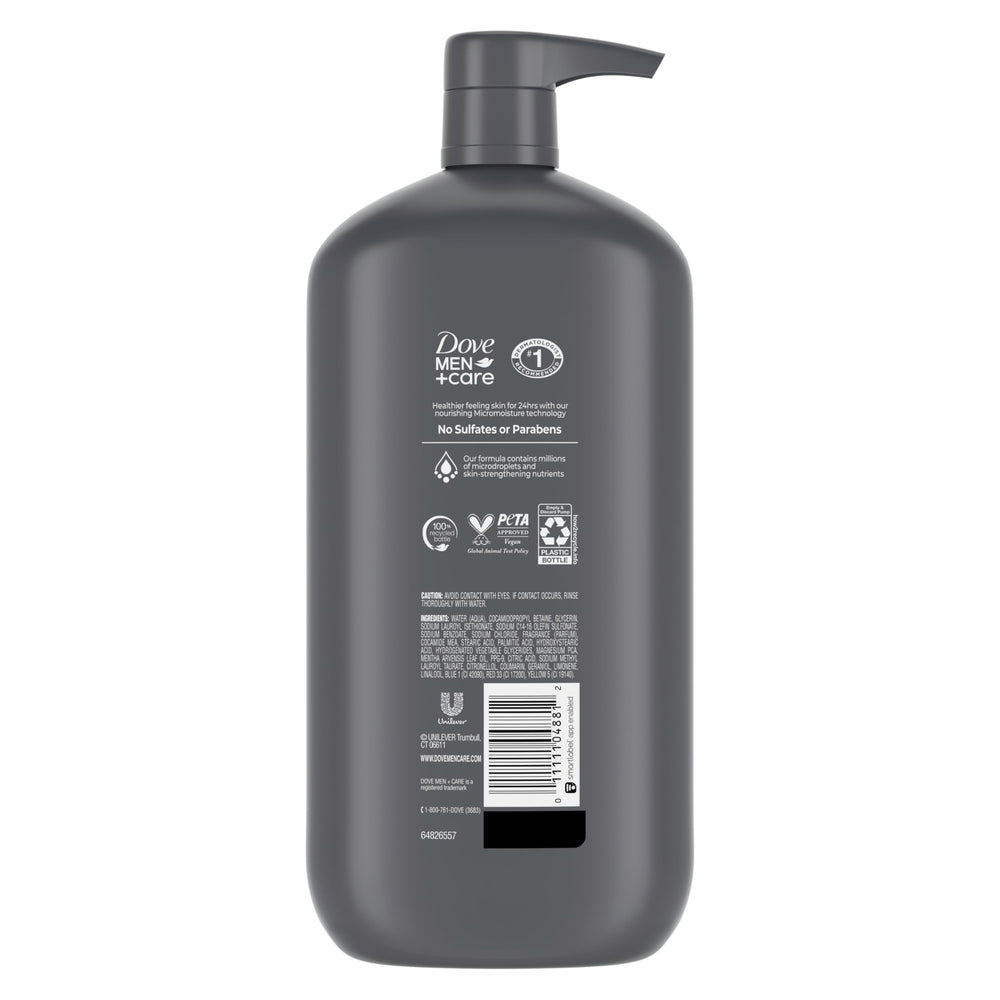 Dove Men+Care Revive 3en1: espuma cremosa para limpieza suave
