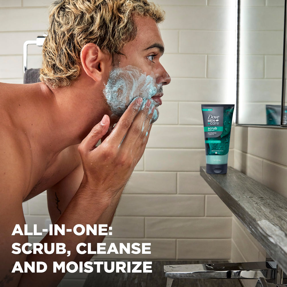 DOVE MEN + CARE Scrub Aplicación en Piel: masaje suave que hidrata