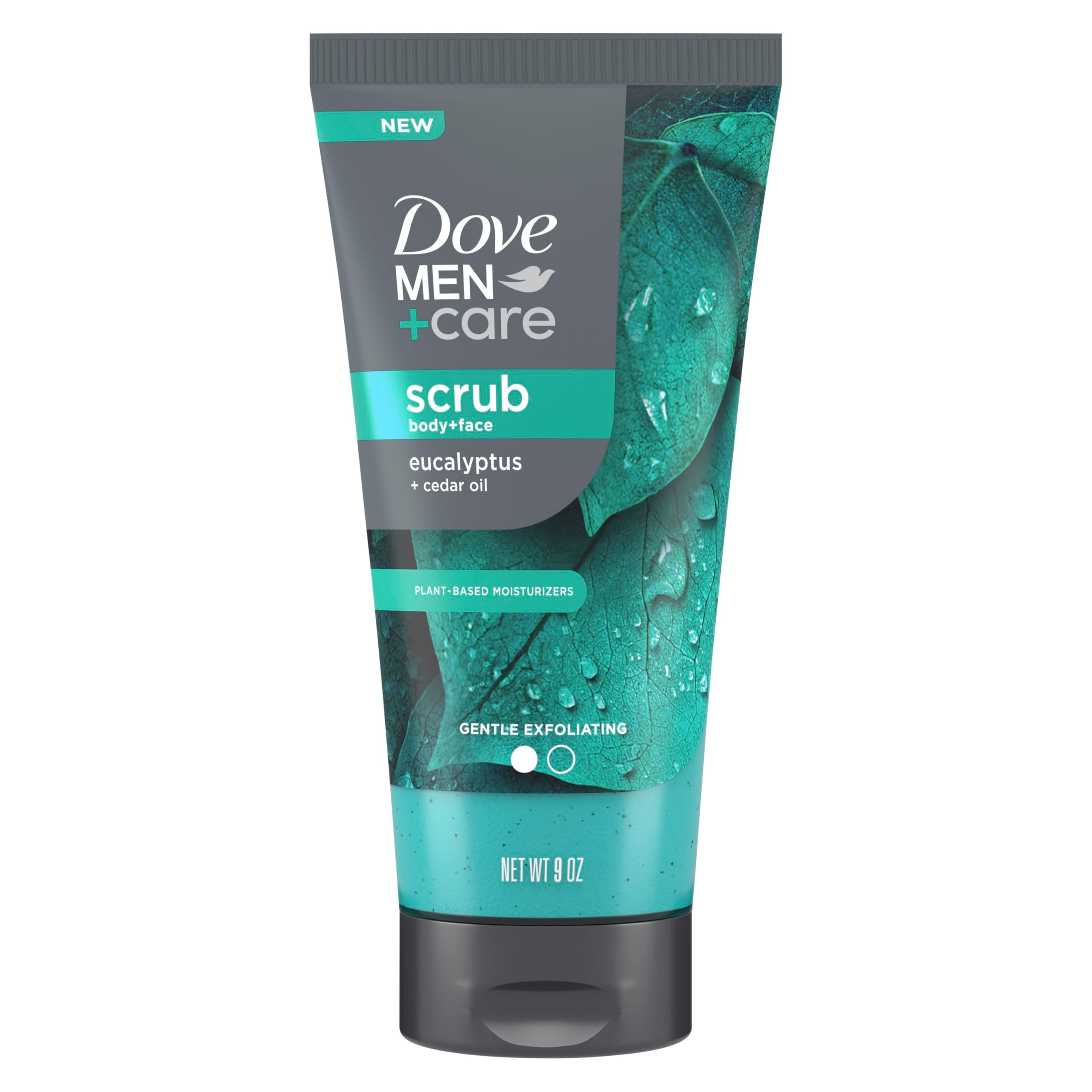 DOVE MEN + CARE Scrub Eucalipto: exfoliación suave para piel limpia