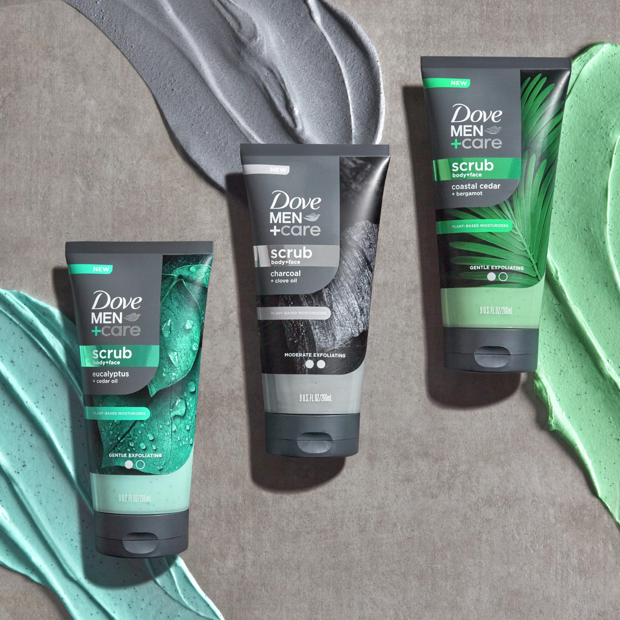 DOVE MEN + CARE Scrub Uso Facial y Corporal: ideal para ritual diario