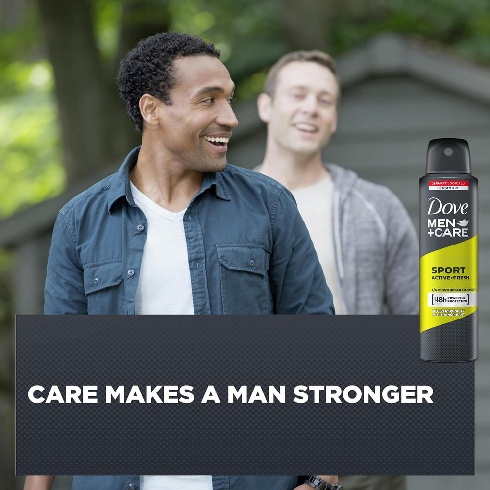 Dove Men+Care Sport Active+Fresh multi-pack supports busy days.