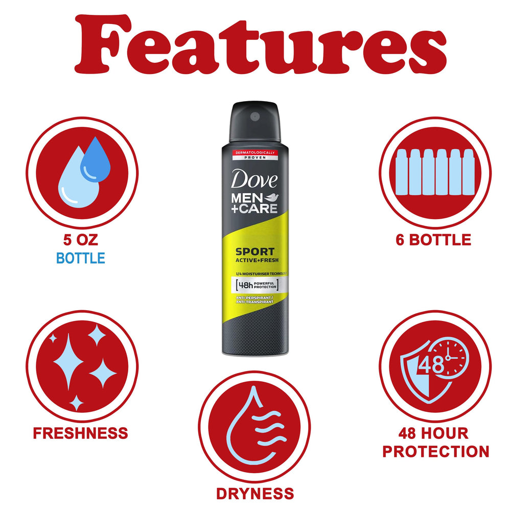 Dove Men+Care Sport Active+Fresh in gym bag ready to refresh between sets.